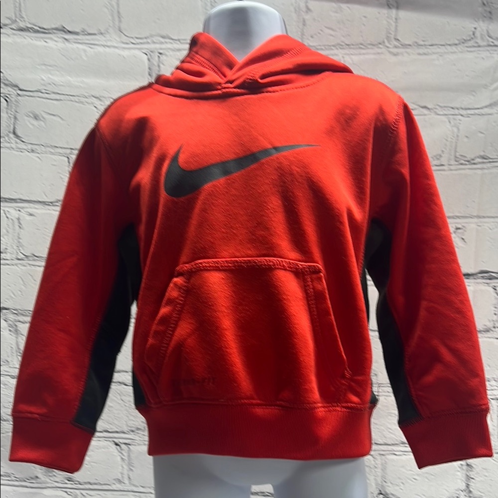 Nike Red and Black Hoodie